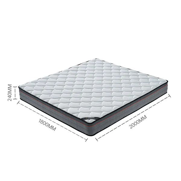 Prime-Plus 24cm Hipoallergén táskarugós ortopéd Matrac,steppelt huzattal,H3 keménység | Sincere