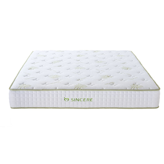 MOON-ALOE 25 cm kétoldalas táskarugós matrac gél-memóriahab réteggel és aloe vera huzattal – akár 180 kg-ig | H4 keménység | Sincere