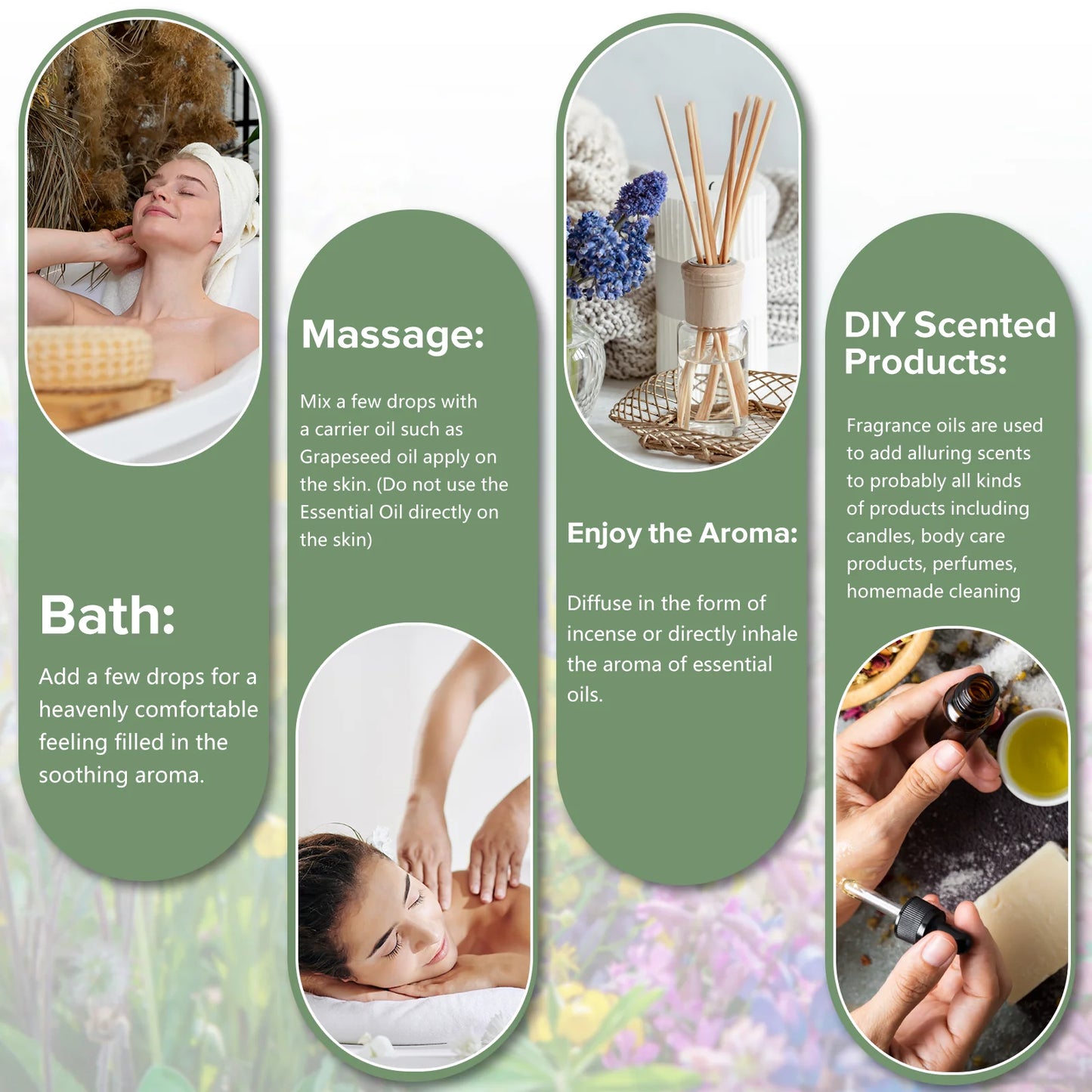 Diary Of Essential Oils Set 9Pcs x 10ML Gift Box