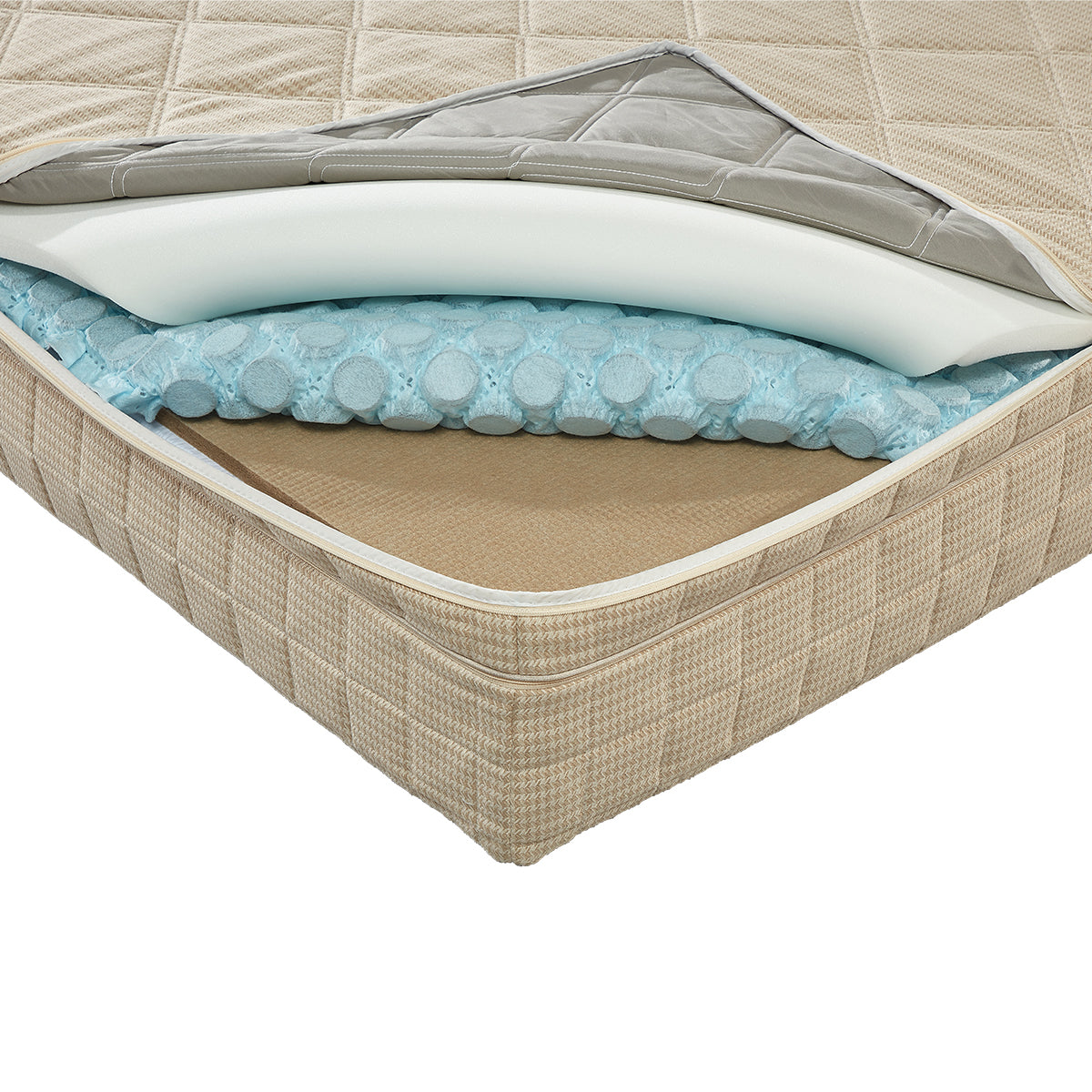 Nebula 25 cm 100% organikus matrac, cserélhető rétegekkel, natúr huzattal – H3.5–H5 keménység | EXTRA GARANCIA | Sincere