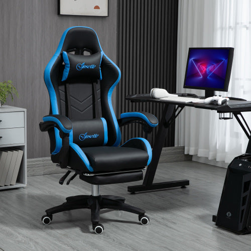 SkyLine - Gamer szék lábtámasszal és párnákkal | Sincere