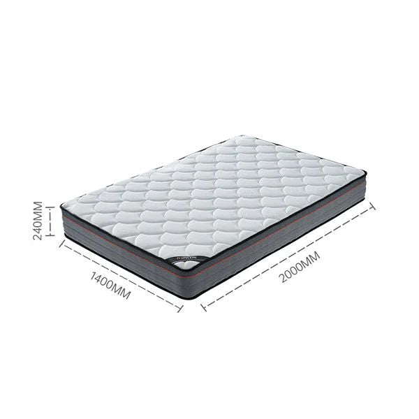 Prime-Plus 24cm Hipoallergén táskarugós ortopéd Matrac,steppelt huzattal,H3 keménység | Sincere