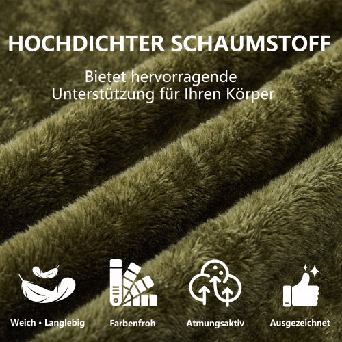 Queen plüss ággyá alakítható futon kanapé – nagy sűrűségű habbal | Sincere