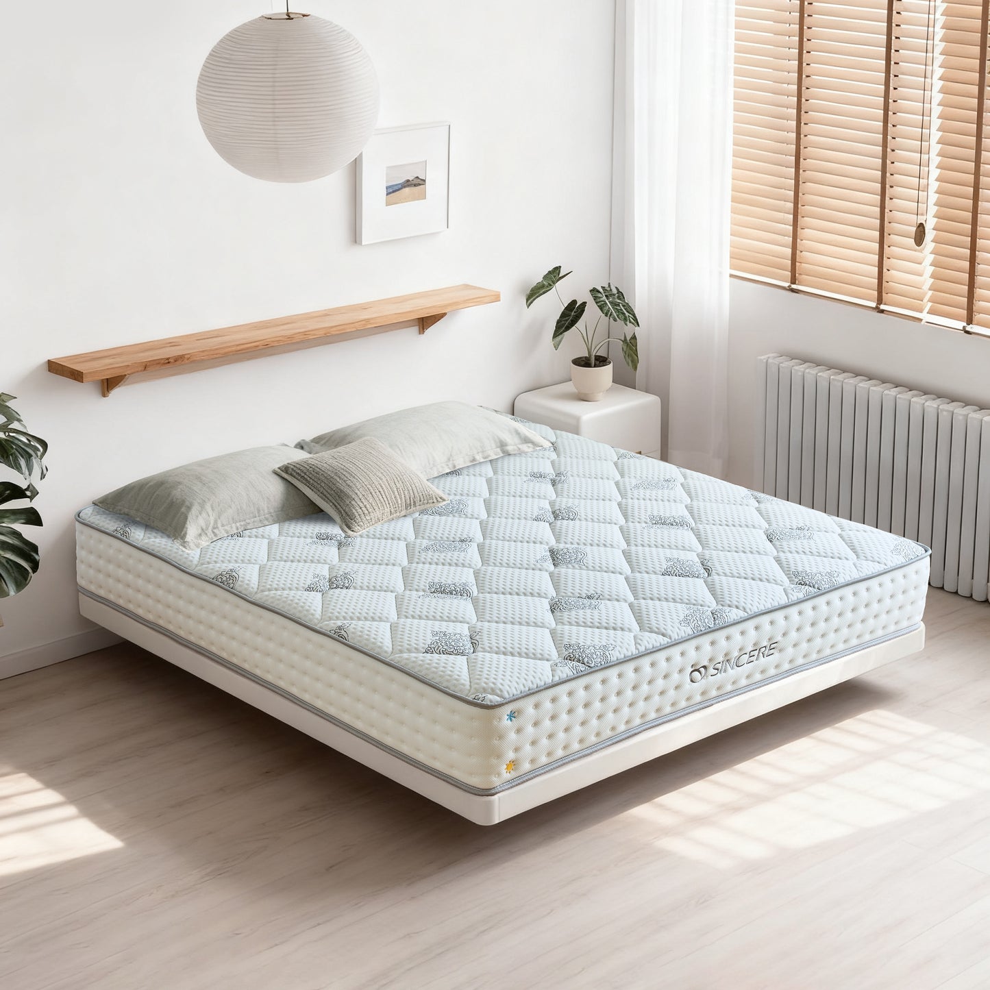 [Új model] Vega-LUX 26cm Téli/Nyári oldalú  ortopéd táskarugós Matrac, 7 komfortzónás, H3 keménység | Sincere