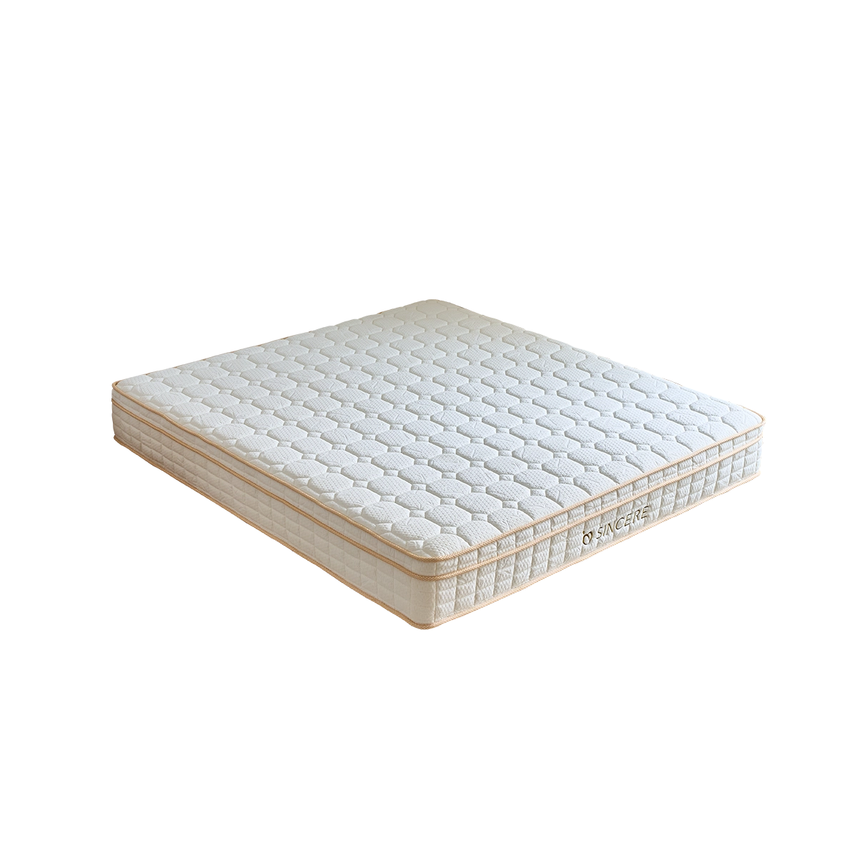[Új modell] SELENE BAMBOO 24 cm kétoldalas táskarugós matrac bambuszszén réteggel és bambusz huzattal – akár 130 kg-ig | H2.5-H3 | Sincere