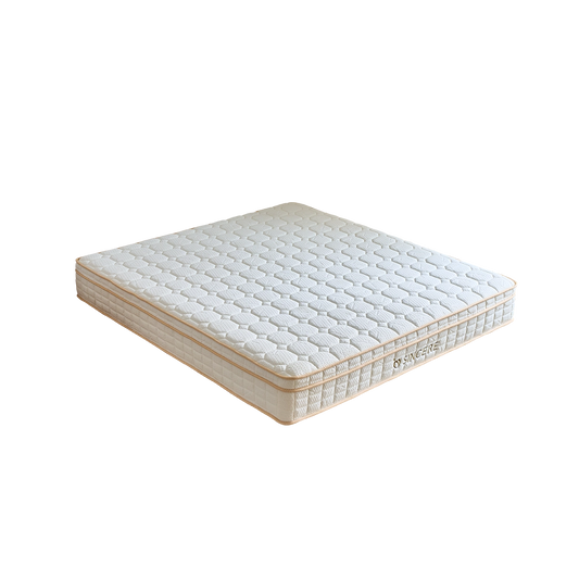[Új modell] SELENE BAMBOO 24 cm kétoldalas táskarugós matrac bambuszszén réteggel és bambusz huzattal – akár 130 kg-ig | H2.5-H3 | Sincere