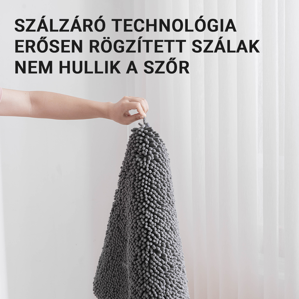Zsenília fürdőszobai szőnyeg – csúszásmentes, vízfelszívó lábtörlő, 3 cm szálhossz