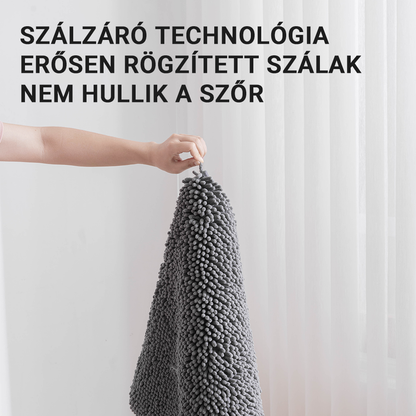 Zsenília fürdőszobai szőnyeg – csúszásmentes, vízfelszívó lábtörlő, 3 cm szálhossz