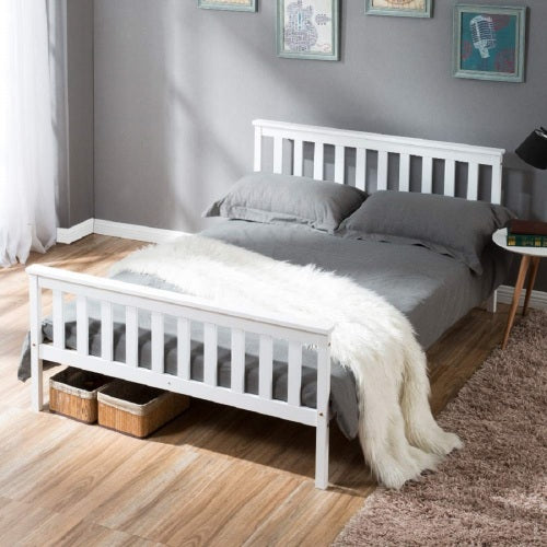 Breeze – minimalista tömörfa ágy ágyráccsal | Sincere