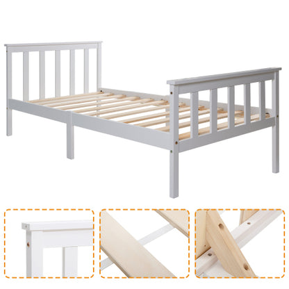 Breeze – minimalista tömörfa ágy ágyráccsal | Sincere