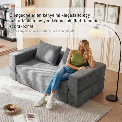 Zandea 3 funkciós összecsukható kanapé – zsenília huzattal | Sincere