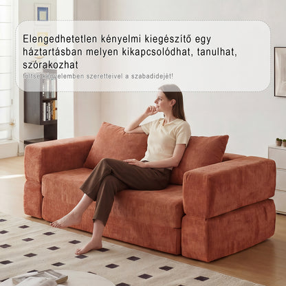 Zandea 3 funkciós összecsukható kanapé – zsenília huzattal | Sincere