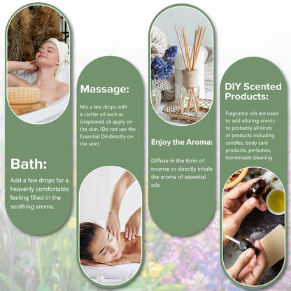 Diary Of Essential Oils Set 9Pcs x 10ML Gift Box