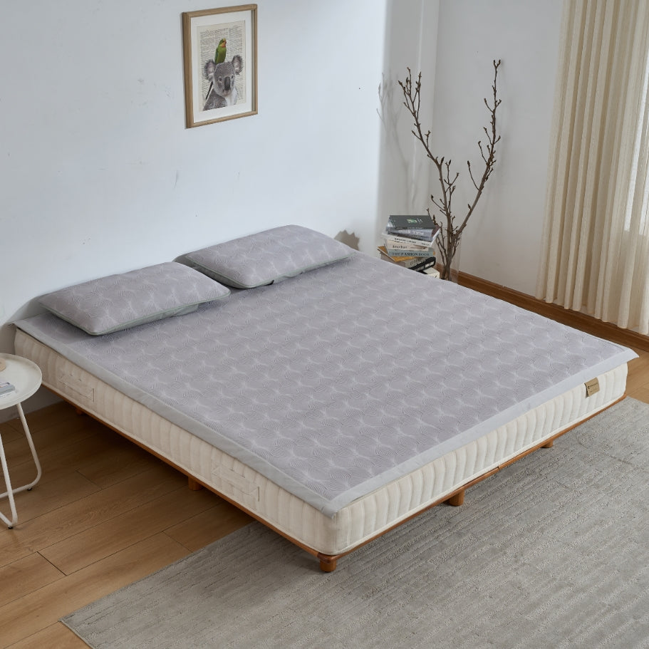 [Új modell] Ice Silk prémium nyári hűsítő matracvédő jégselyem felülettel, mosható kivitelben, gumipántos rögzítéssel, 2 db párnahuzattal, egyszemélyes és kétszemélyes méretben | Sincere