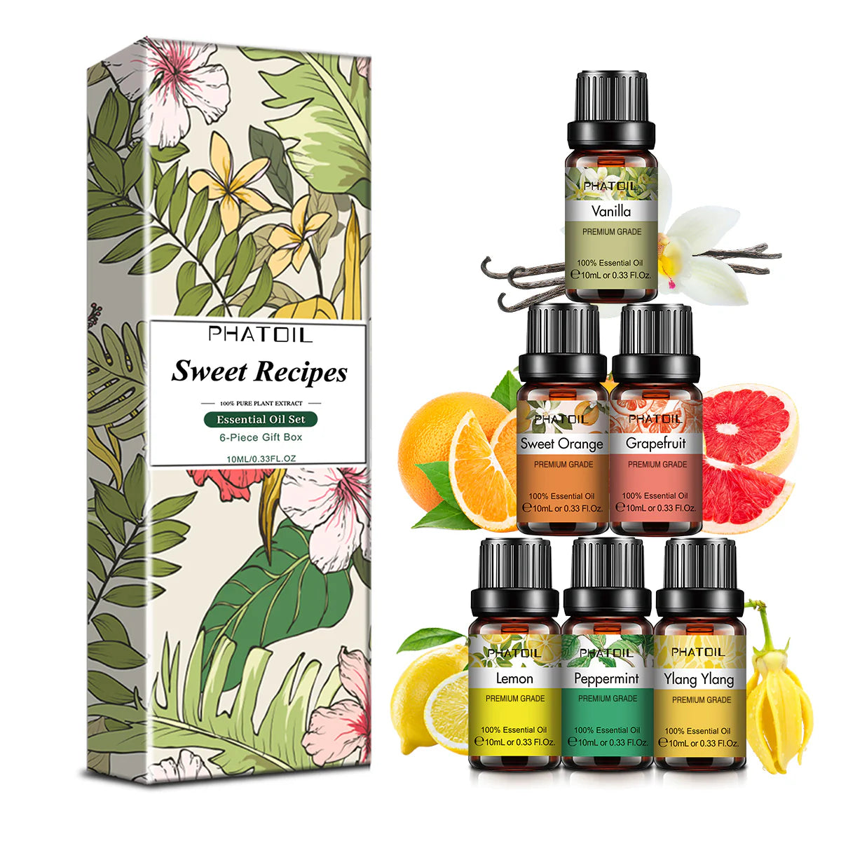 Édes Receptek Illóolaj Készlet – 6 x 10 ml