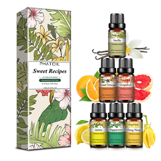 Édes Receptek Illóolaj Készlet – 6 x 10 ml