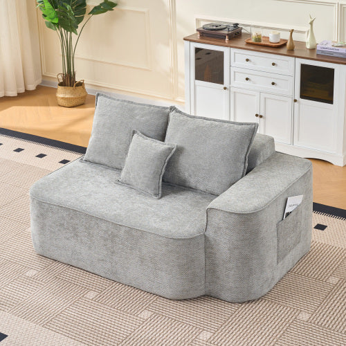 SoftNest Duo – kétszemélyes kanapé párnával és oldalzsebekkel | Sincere