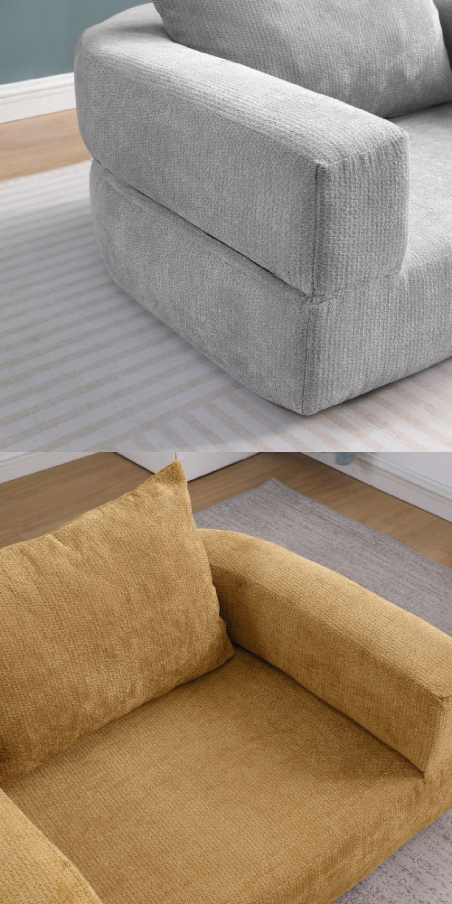 ZENIO SofaBed – 3 az 1-ben átalakítható prémium tapintású, gyerekbarát modern design fotelágy | Sincere