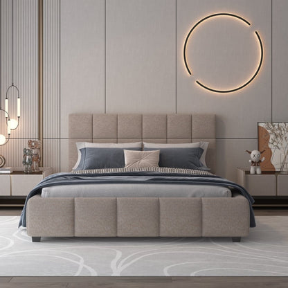 Velora 160×200 cm – Prémium szövettel bevont ágyneműtartós ágykeret | Sincere