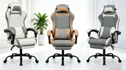 EvoGray Gamer- és irodai szék ergonomikus kialakítással | Sincere