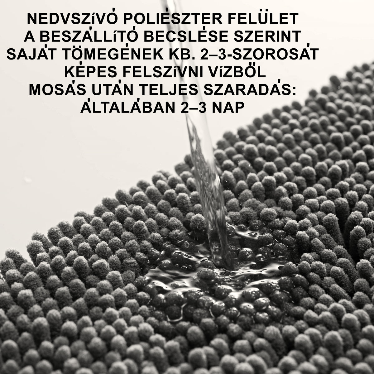 PlushSafe Lux – Vastag, extra nedvszívó kilépő és fürdőszobai szőnyeg TPE csúszásgátló hátoldallal | Sincere
