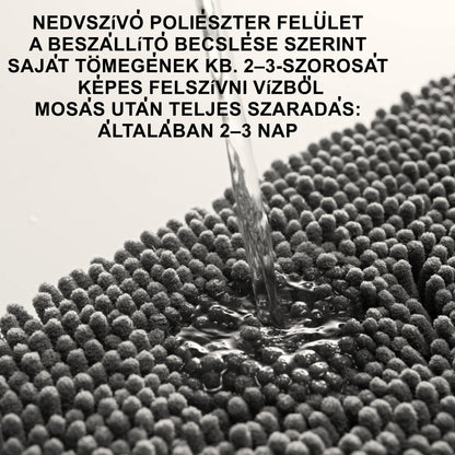 PlushSafe Lux – Vastag, extra nedvszívó kilépő és fürdőszobai szőnyeg TPE csúszásgátló hátoldallal | Sincere