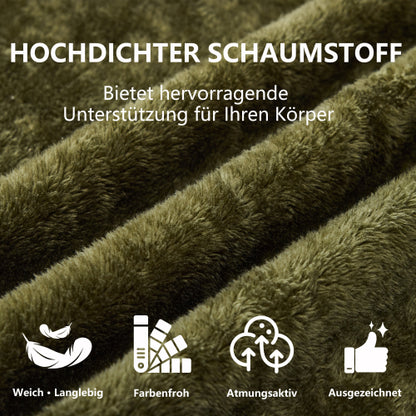 Queen plüss futon kanapéágy, nagy sűrűségű habbal, módosítható kialakítással | Sincere