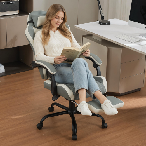 EvoGray Gamer- és irodai szék ergonomikus kialakítással | Sincere
